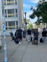 Ankunft in Magdeburg